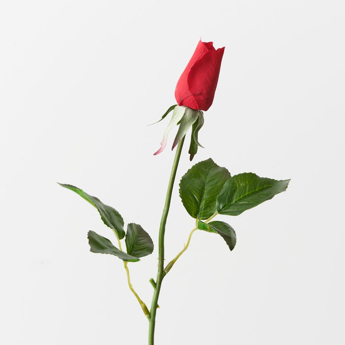 Artificial Everly Rosebud 44cm Red - Pack of 24 - FLORA DESIGNS