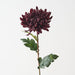 Artificial Chrysanthemum 58cm Black Plum - Pack of 12 - FLORA DESIGNS