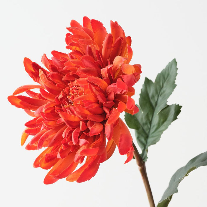 Artificial Chrysanthemum 58cm Burnt Orange - Pack of 12 - FLORA DESIGNS