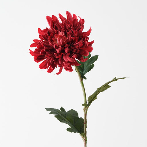 Artificial Chrysanthemum 58cm Burgundy - Pack of 12 - FLORA DESIGNS