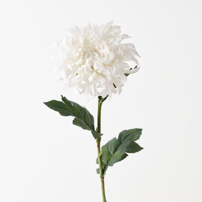 Artificial Chrysanthemum 58cm Winter White - Pack of 12 - FLORA DESIGNS