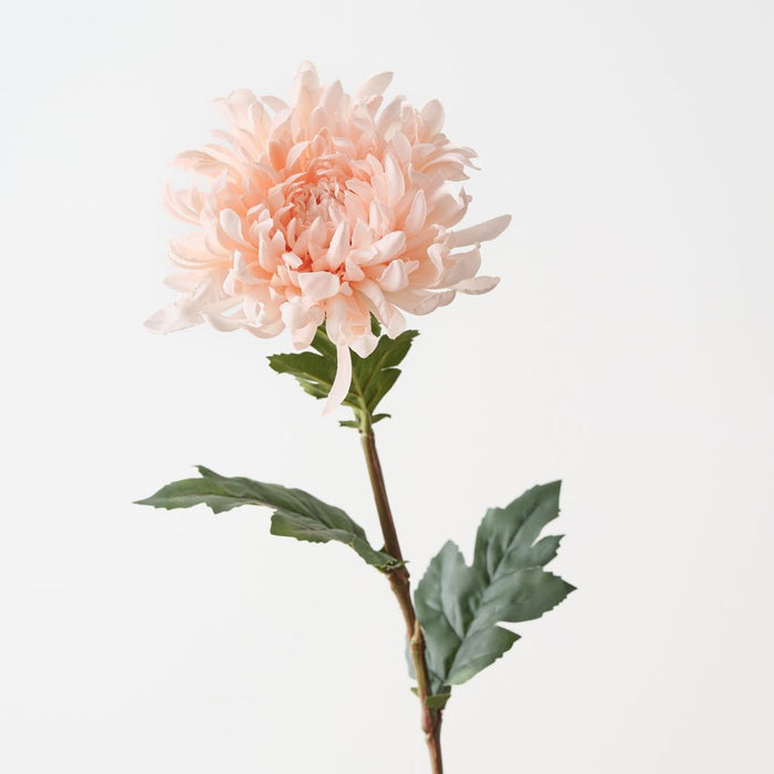 Artificial Chrysanthemum 58cm Soft Pink - Pack of 12 - FLORA DESIGNS