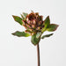 Artificial Artichoke Stem 62cm Burgundy Green - Pack of 12 - FLORA DESIGNS