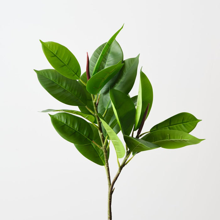 Artificial Rubber Leaf Spray 81cm Green - Pack of 12 - FLORA DESIGNS