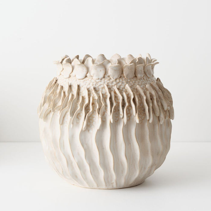 Velora Pot 31cm Dune - FLORA DESIGNS