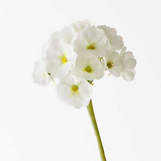 Artificial Primula Spray 74cm White - Pack of 12 - FLORA DESIGNS