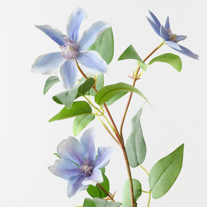 Artificial Clematis Spray 81cm Lavender Blue - Pack of 12 - FLORA DESIGNS