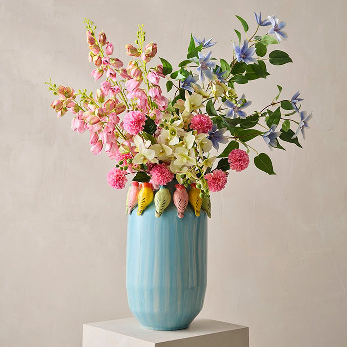 Artificial Clematis Spray 81cm Lavender Blue - Pack of 12 - FLORA DESIGNS