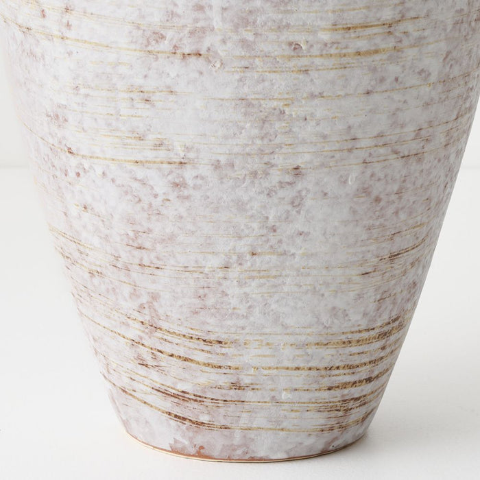 Niveo Vase 36cm Cream - FLORA DESIGNS