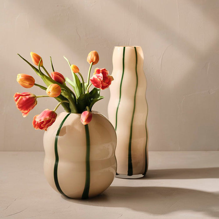 Artificial Dutch Tulip Bundle 33cm Flame - Pack of 6 - FLORA DESIGNS