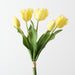 Artificial Dutch Tulip Bundle 33cm Yellow - Pack of 6 - FLORA DESIGNS
