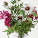 Clematis Stock Mix in Vase 48cm White Fuschia - FLORA DESIGNS