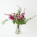 Clematis Stock Mix in Vase 71cm White Fuschia - FLORA DESIGNS