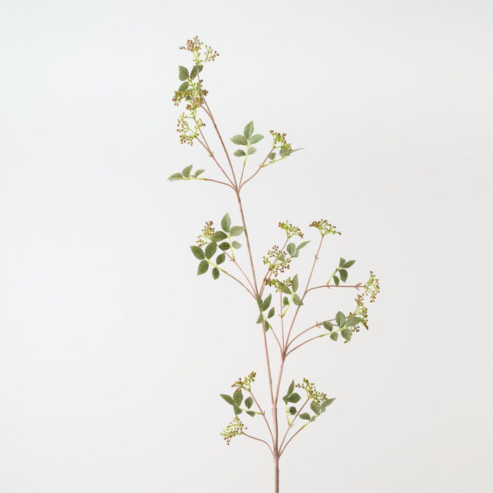 Artificial Sedum Spray 110cm Green Burgundy - Pack of 12 - FLORA DESIGNS