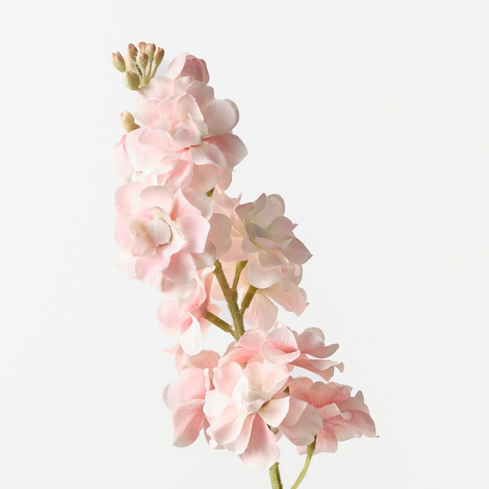 Artificial Stock Flower 60cm Soft Pink - Pack of 12 - FLORA DESIGNS