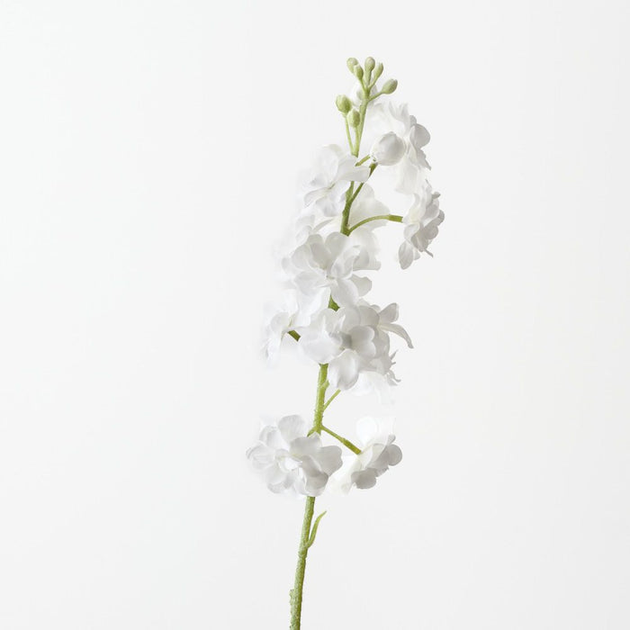 Artificial Stock Flower 60cm White - Pack of 12 - FLORA DESIGNS