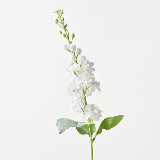 Artificial Stock Flower 75cm White - Pack of 12 - FLORA DESIGNS