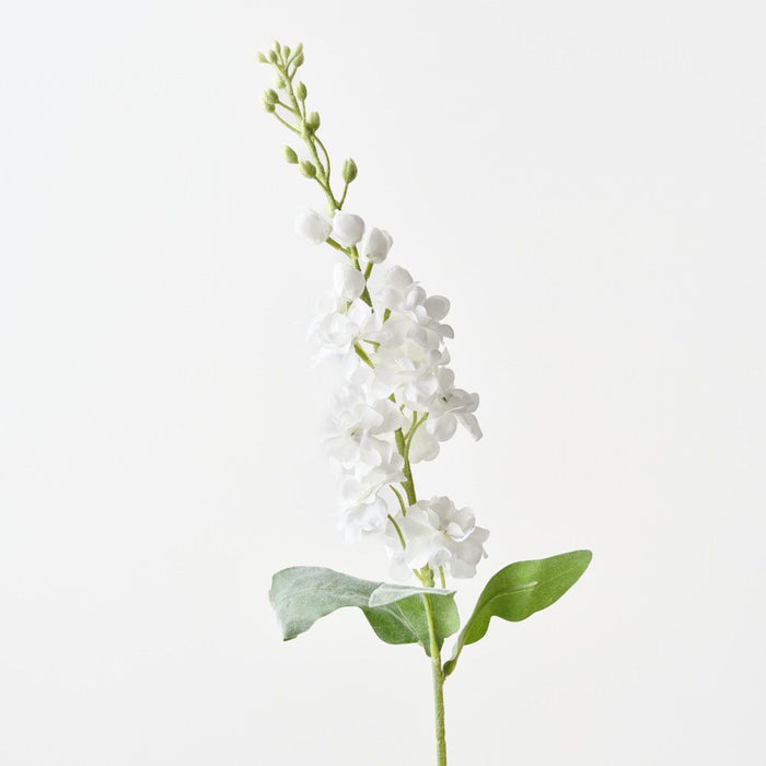 Artificial Stock Flower 75cm White - Pack of 12 - FLORA DESIGNS