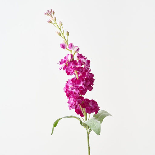 Artificial Stock Flower 75cm Purple - Pack of 12 - FLORA DESIGNS