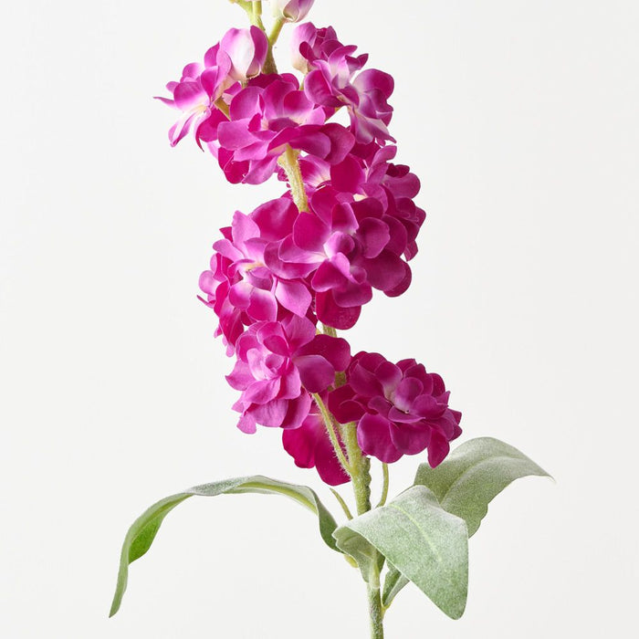 Artificial Stock Flower 75cm Purple - Pack of 12 - FLORA DESIGNS