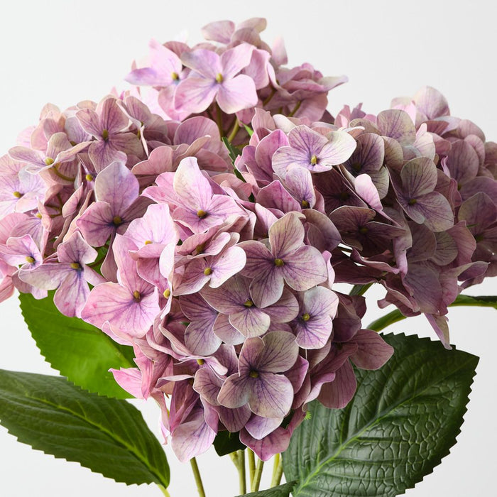 Artificial Hydrangea Bush 50cm Lavender - Pack of 12 - FLORA DESIGNS