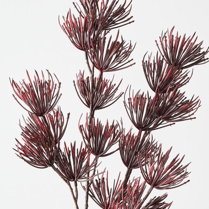 Artificial Thistle Spray 80cm Burgundy - Pack of 12 - FLORA DESIGNS