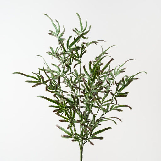Artificial Brake Fern Hanging Bush 69cm Green Burgundy - Pack of 6 - FLORA DESIGNS