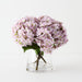 Hydrangea in Vase 26cm Dusty Pink - FLORA DESIGNS