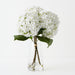 Hydrangea in Vase 38cm White - FLORA DESIGNS