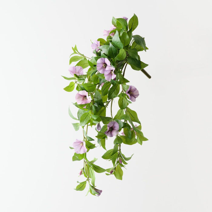Artificial Petunia Hanging Bush 76cm Lavender - Pack of 6 - FLORA DESIGNS