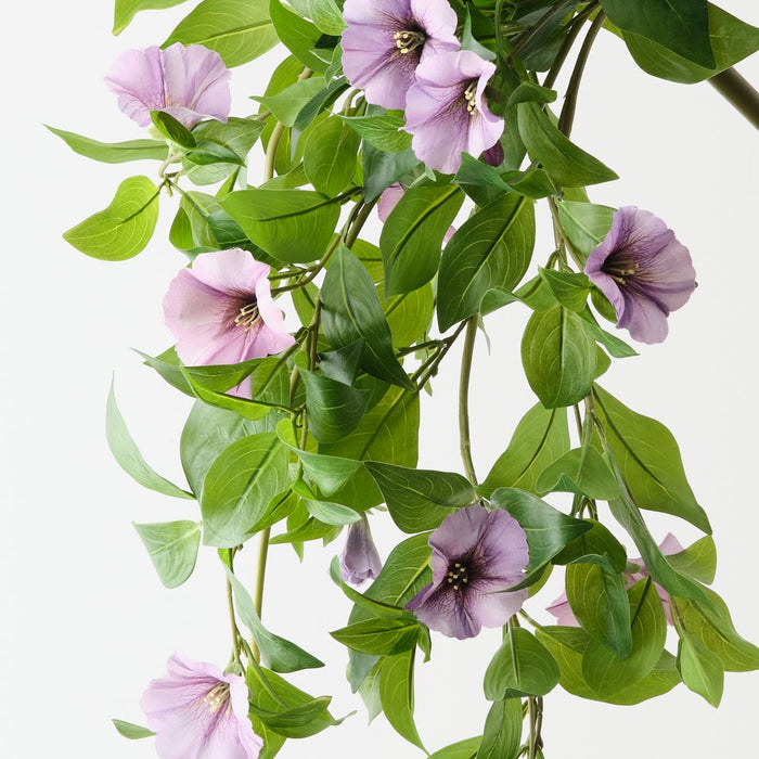 Artificial Petunia Hanging Bush 76cm Lavender - Pack of 6 - FLORA DESIGNS