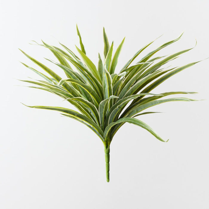 Artificial Dracaena Bush 30cm Green White - Pack of 6 - FLORA DESIGNS