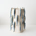 Esca Vase 41cm White Blue - FLORA DESIGNS