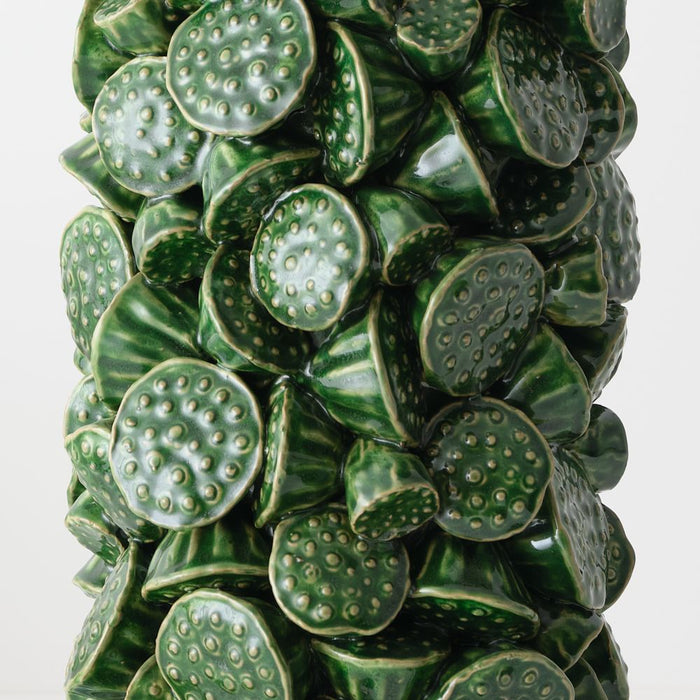 Loti Vase 44cm Green - FLORA DESIGNS