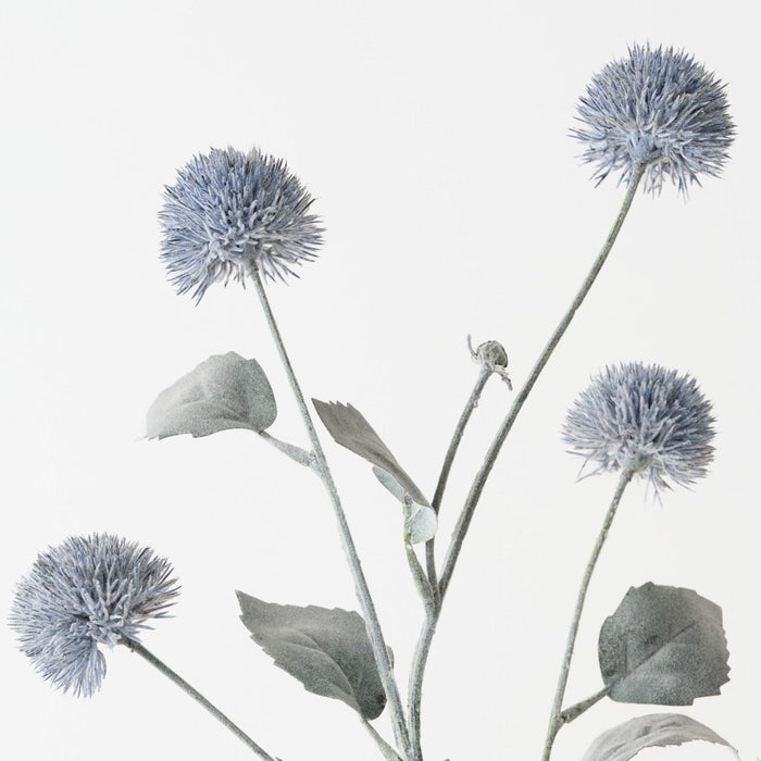 Artificial Thistle Spray 80cm French Blue - Pack of 12 - FLORA DESIGNS