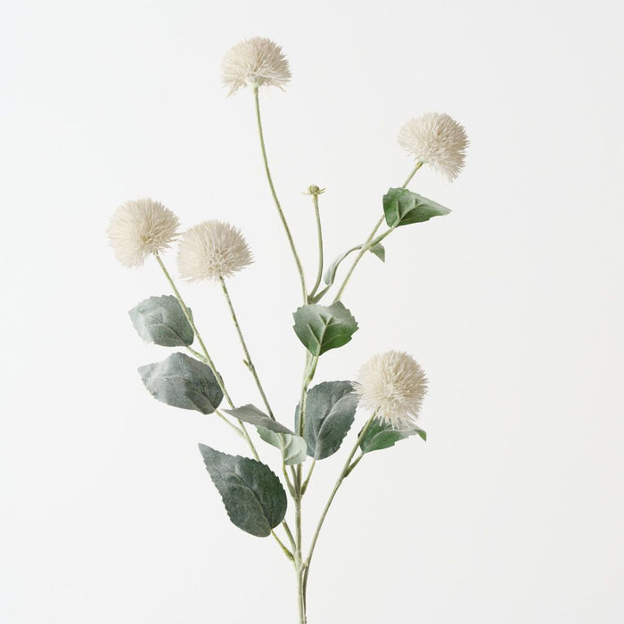 Artificial Thistle Spray 80cm White - Pack of 12 - FLORA DESIGNS