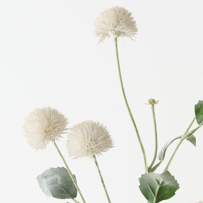 Artificial Thistle Spray 80cm White - Pack of 12 - FLORA DESIGNS