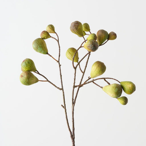 Artificial Fig Spray 71cm Green Burgundy - Pack of 12 - FLORA DESIGNS