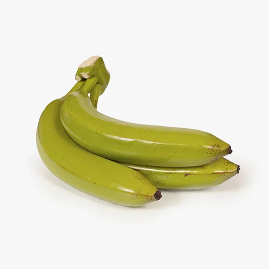 Fruit Banana Cluster x3 Green 22cm - Pack of 6