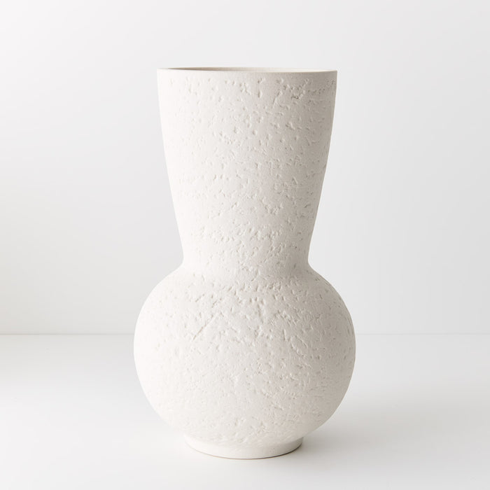 Vase Nazima White 38cm x 22cm Pack of 2