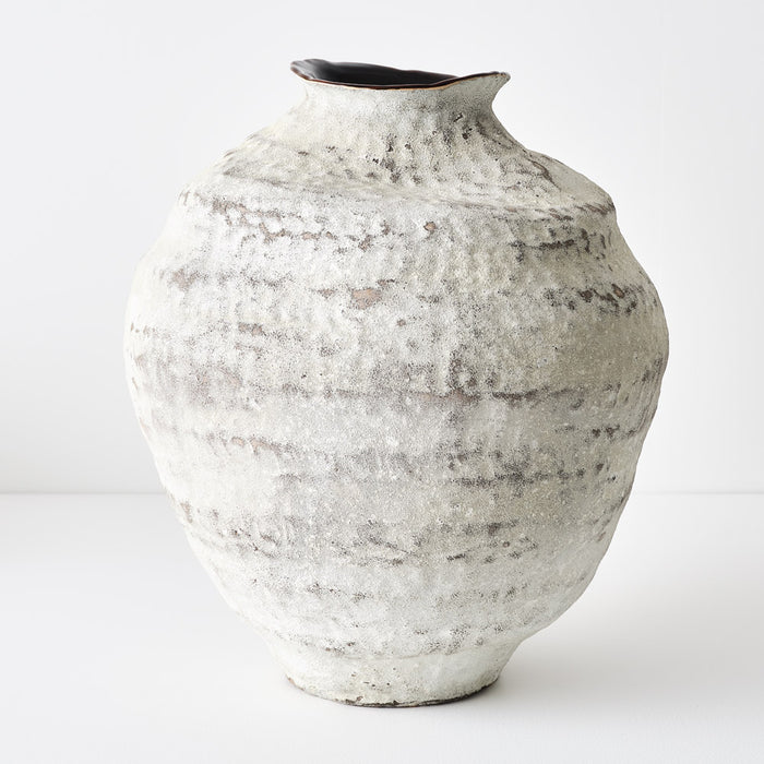 Pot Sierra White Tan 45cm