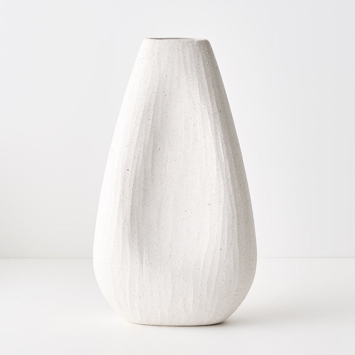Vase Fedila White Chalk 42cm Pack of 2