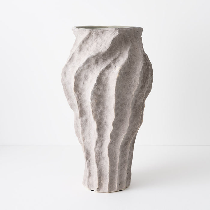Vase Evoke Oyster 48cm x 28cm
