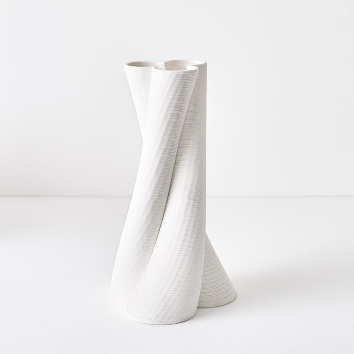Vase Theo Ivory 35cm