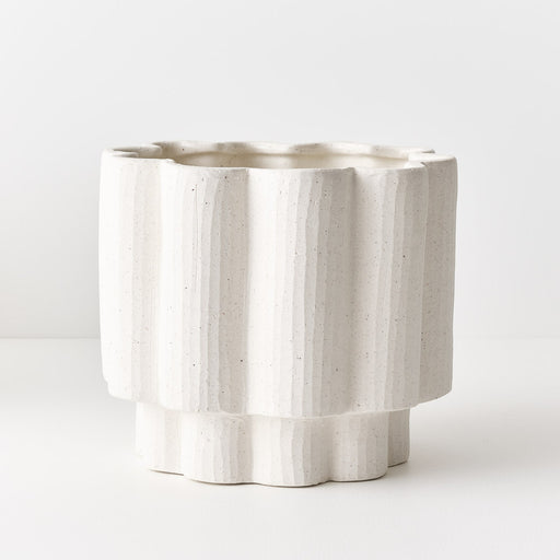 Gustel Pot White 21cm x 23cm Pack of 2