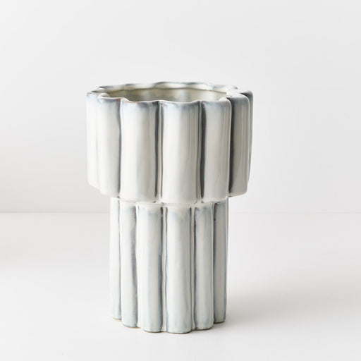 Gustel Pot Winter White 26cm x 18cm Pack of 2