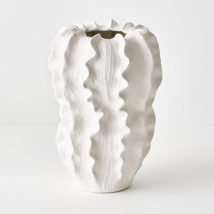Zasha Vase White 31cm Pack of 2
