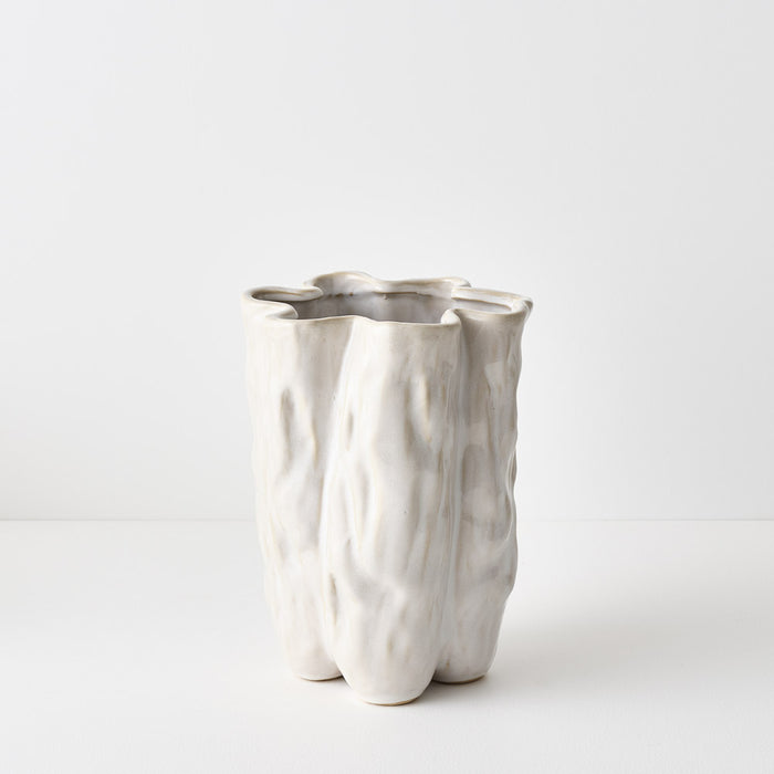 Henrika Vase White 26cm Pack of 2