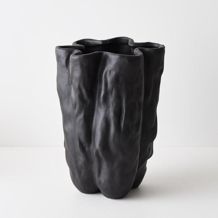 Henrika Vase Black 36cm Pack of 2