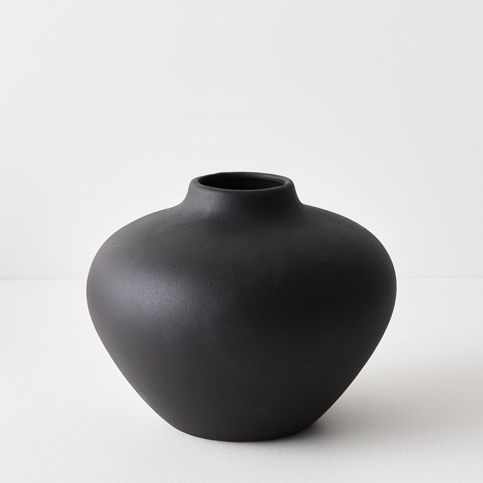 Lerato Pot Black 20cm Pack of 2